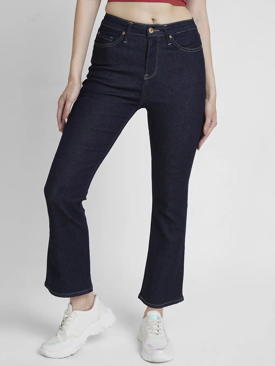 SPYKAR Women Bootcut High-Rise Stretchable Jeans