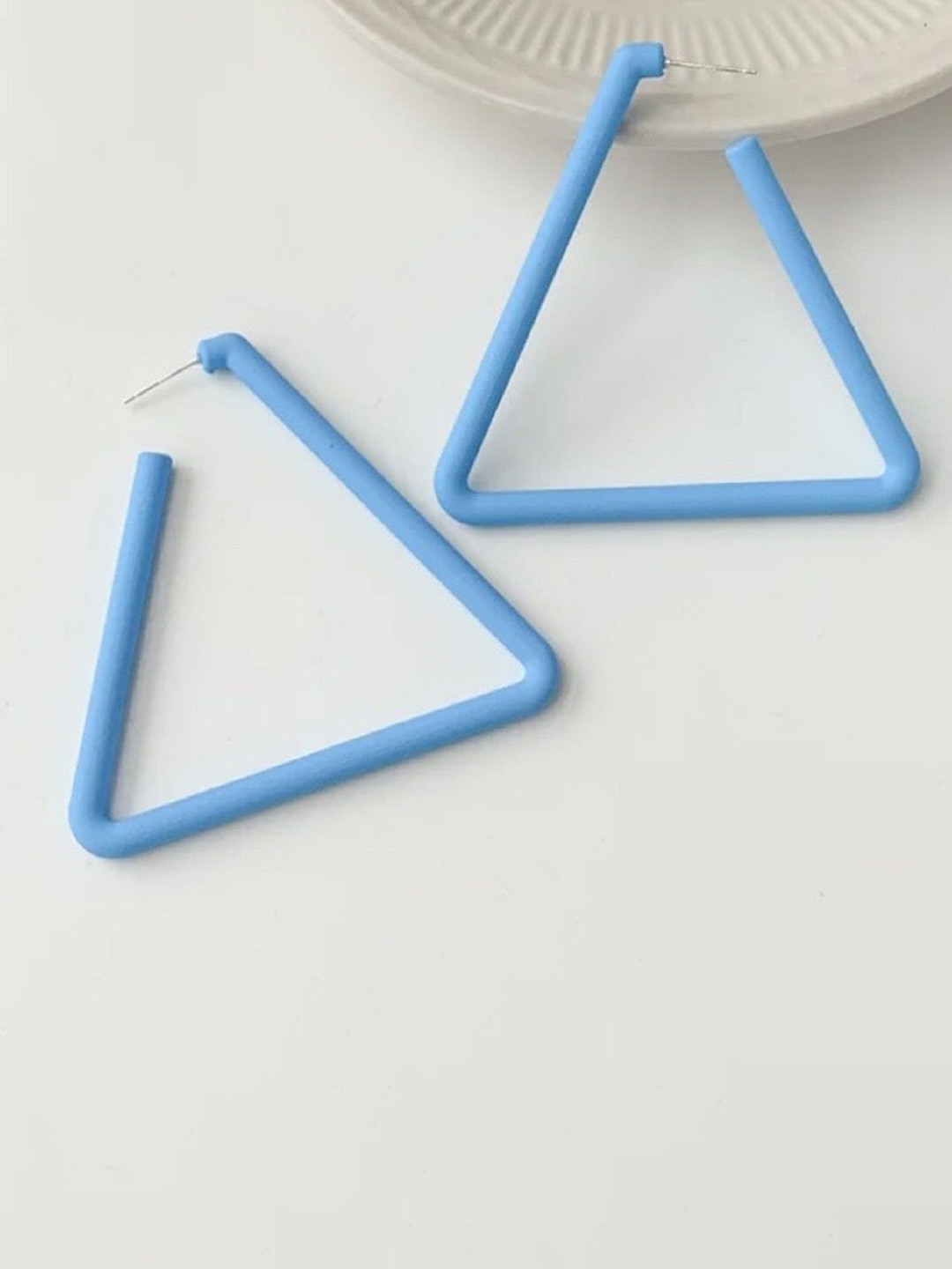 Senshi Triangle Shaped Hoop Earrings