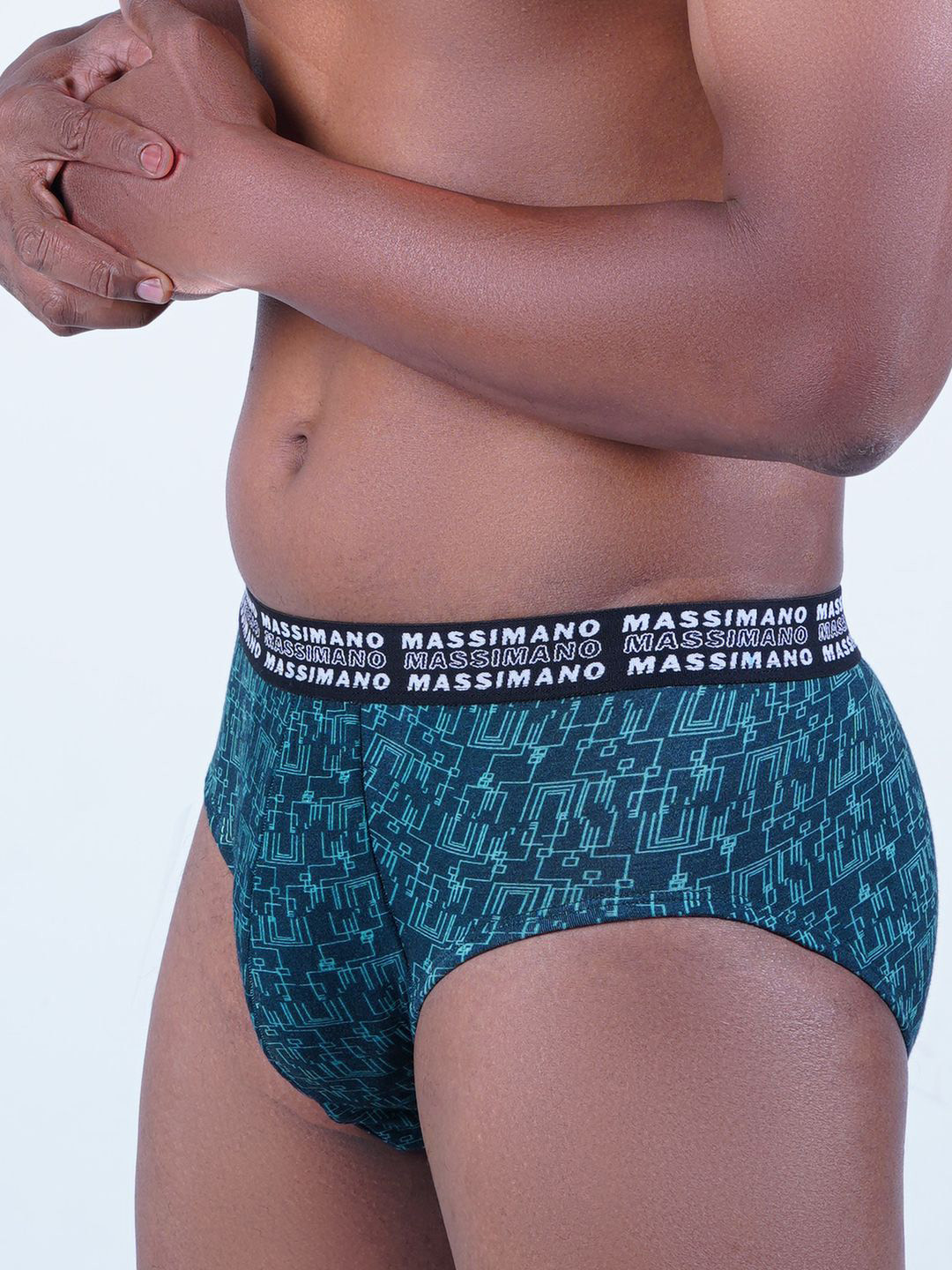 MASSIMANO Men Printed Basic Brief AW21_PV_TS#03