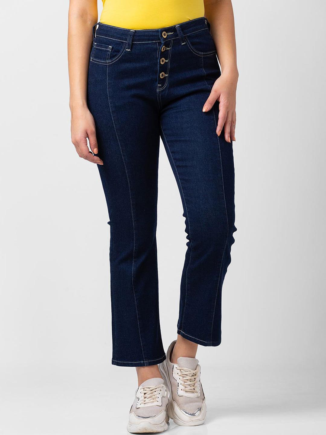 SPYKAR Women Bootcut High-Rise Stretchable Jeans