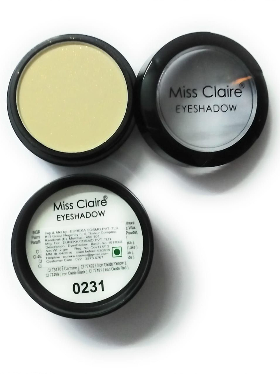 Miss Claire Highly Pigmented Long Lasting Matte Finish Eyeshadow- 2g 0231