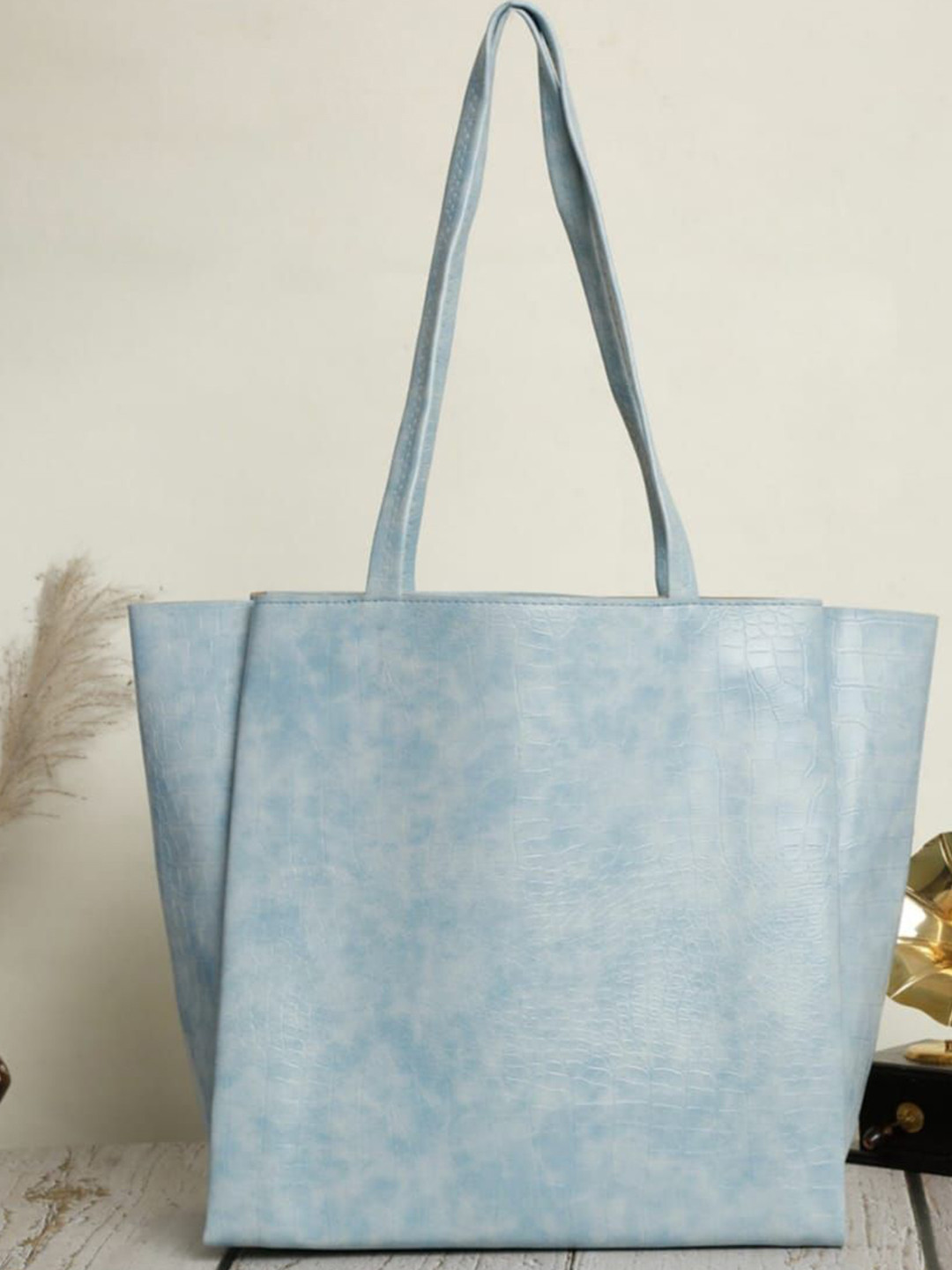 Shanaya Trends Women PU Oversized Structured Tote Bag
