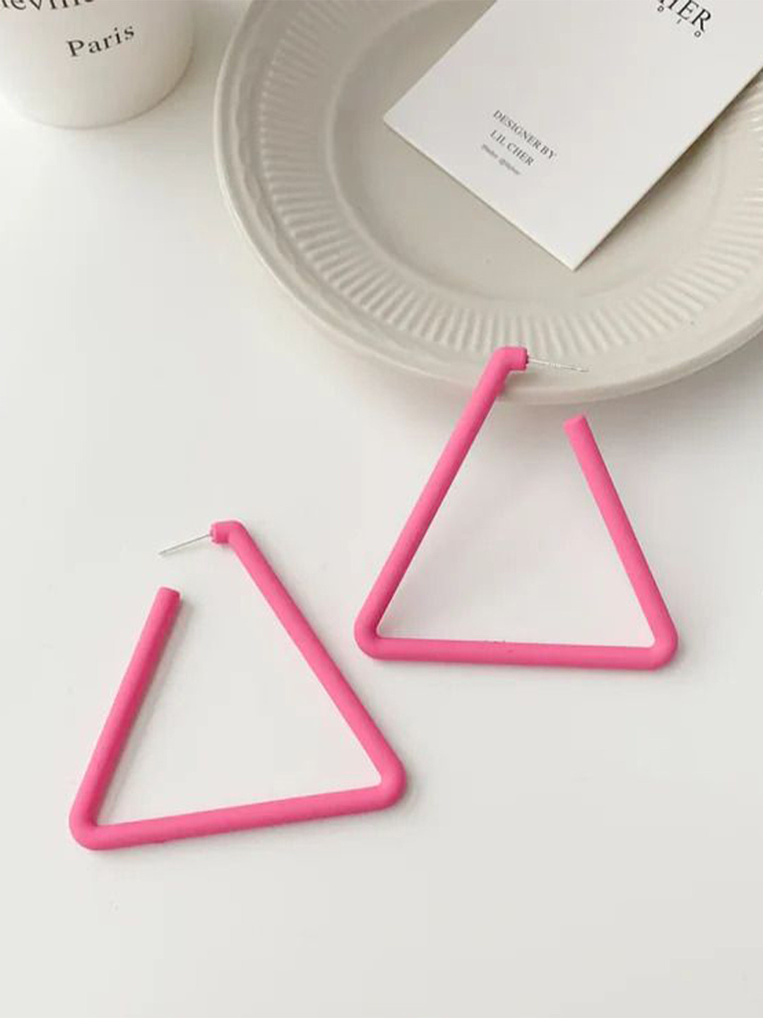 Senshi Geometrical Shaped Hoop Earrings