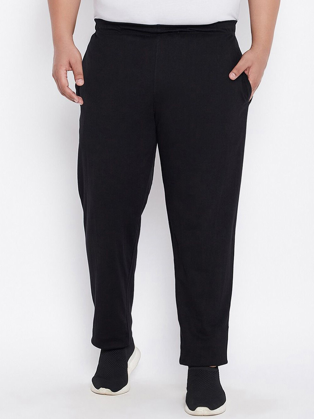 Bishop Men Cotton Mid-Rise Trackpants