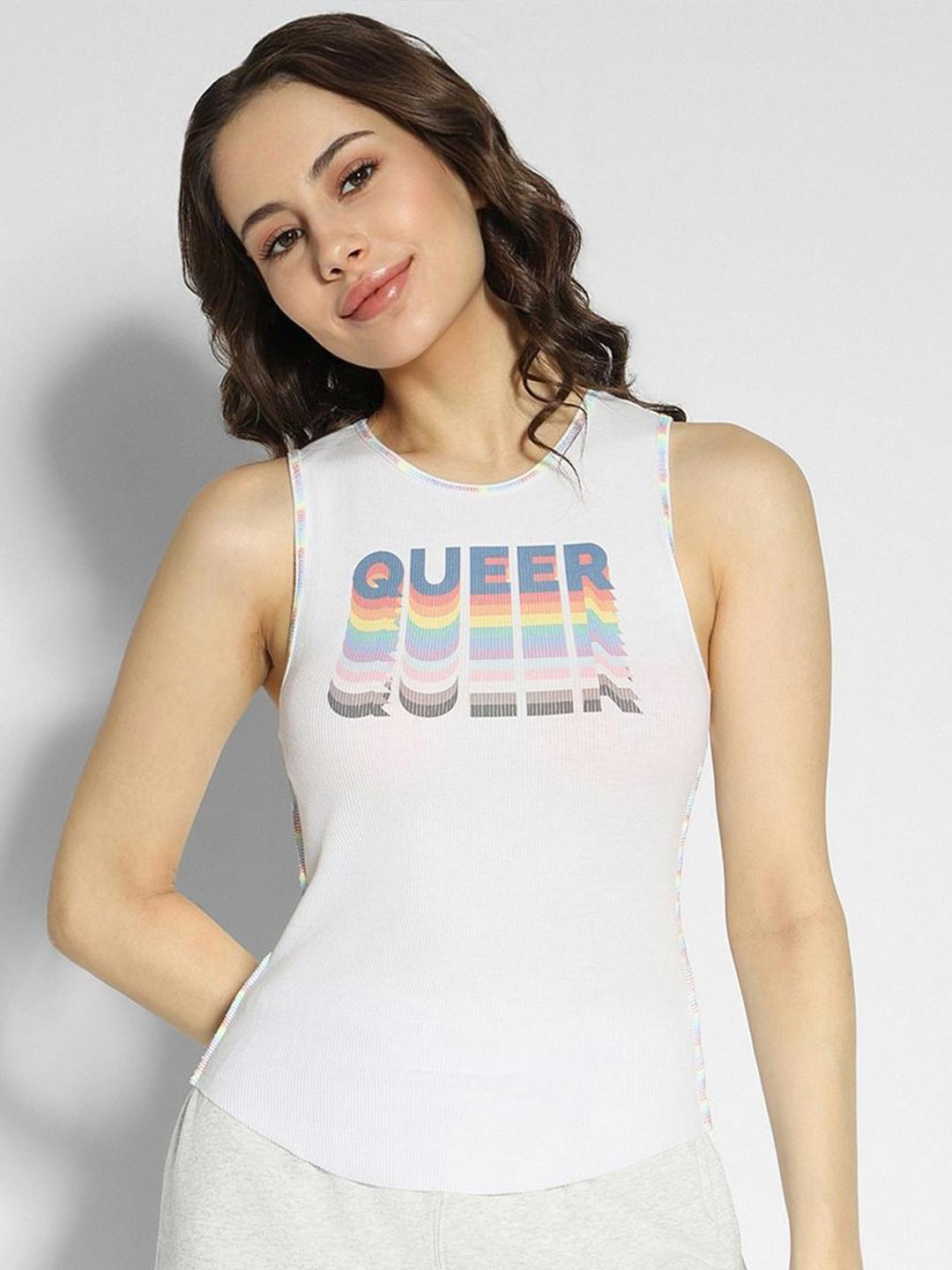 AMERICAN EAGLE OUTFITTERS Print Crop Top