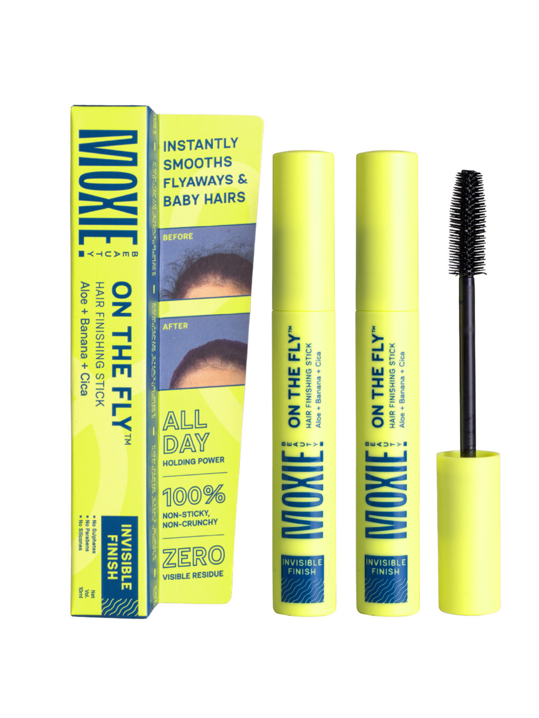 MOXIE BEAUTY Set of 2 On The Fly Hair Finishing Stick - 10 ml each