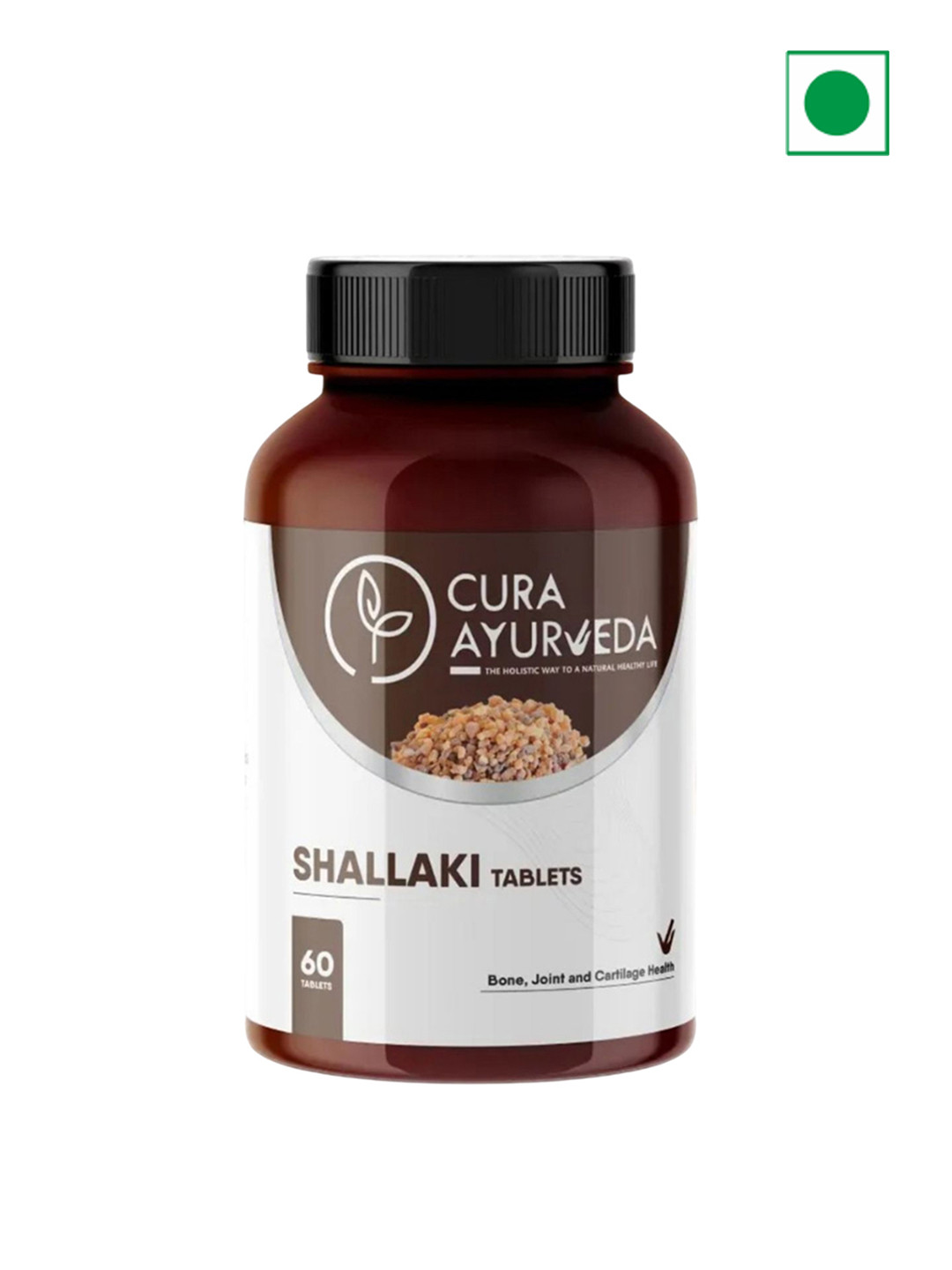Cura Ayurveda Shallaki 100% Natural Joint Wellness Tablets - 60 Tablet