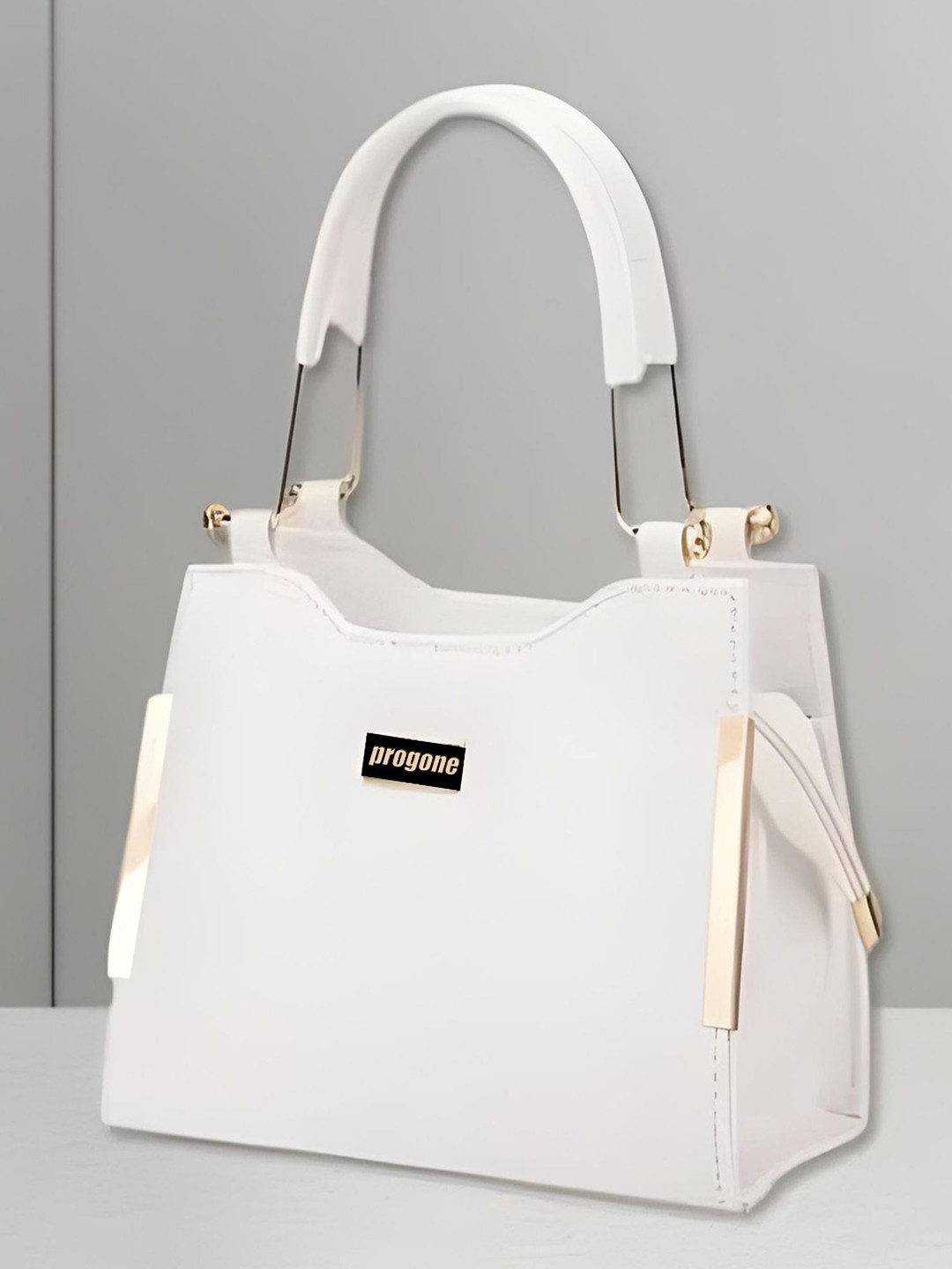 PROGONE ENTERPRISE PU Bucket Handheld Bag with Tasselled