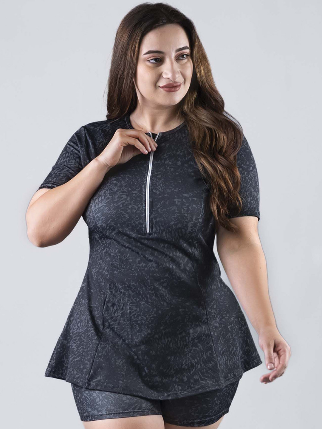 Keepfit Women Plus Size Padded Two Piece Swim Set