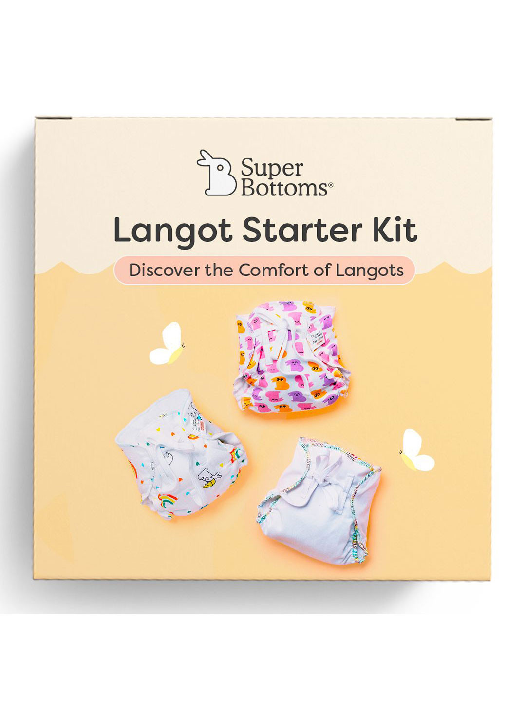 SuperBottoms Premium Cotton DryFeel Padded Newborn Essential Baby Langot