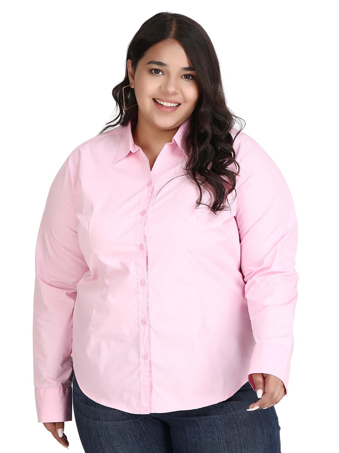 Blue Ronin Plus Size Casual Cotton Shirt