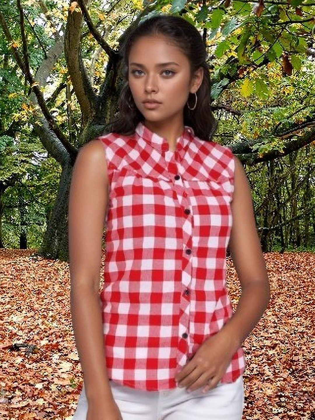 GIRLS WITH WINGS Women Checkered Casual Pink Shirt