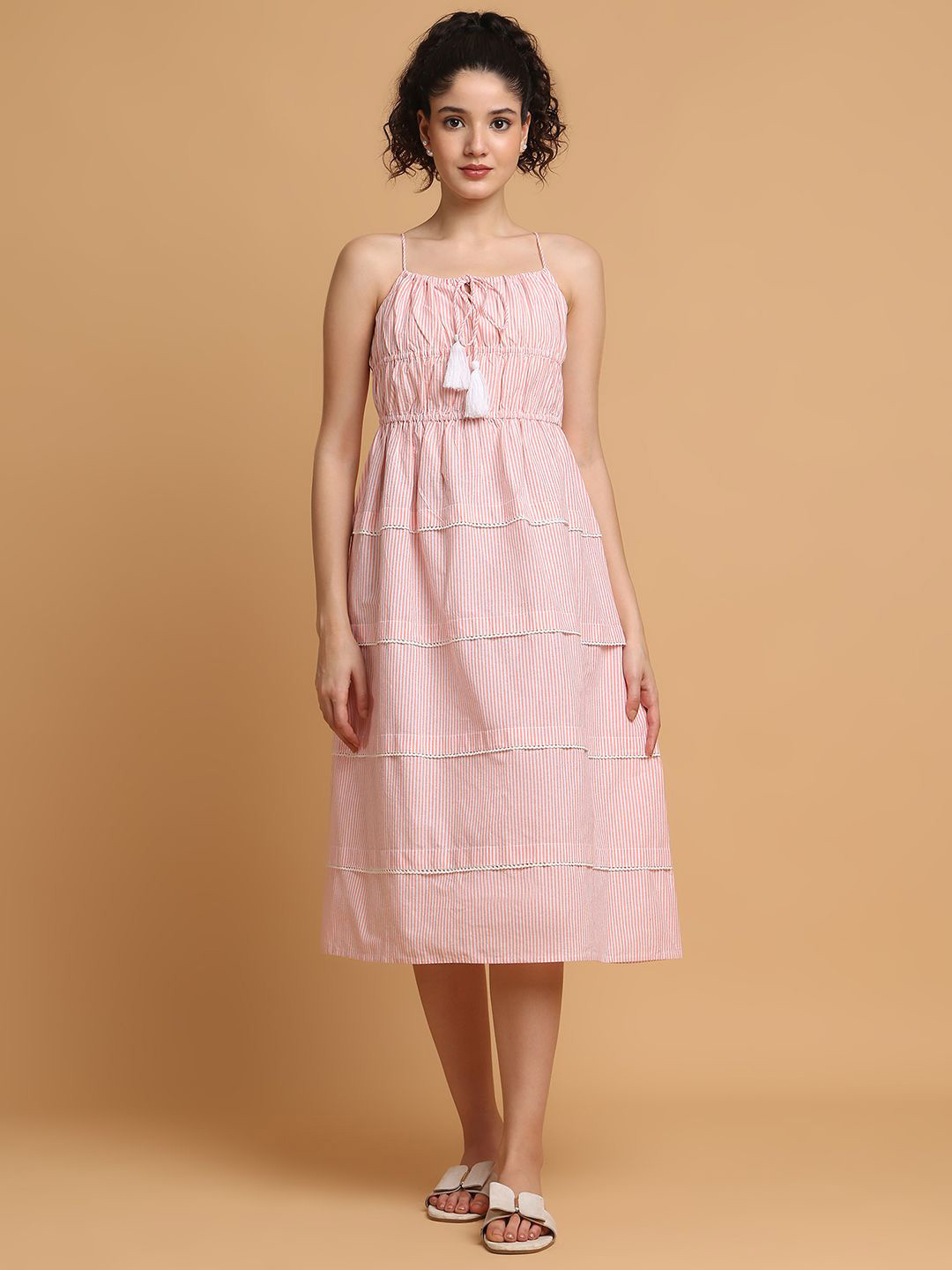 BLANC9  Women Strappy Breezy Summer Dress