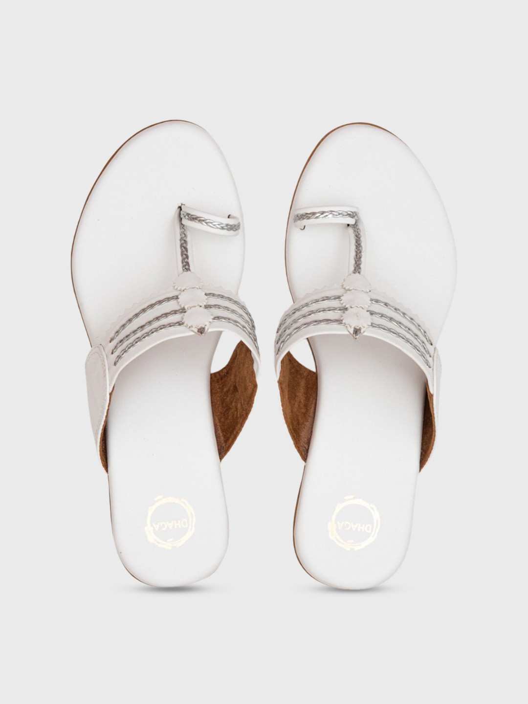 Dhaga Women Woven Design Slip-On Heels