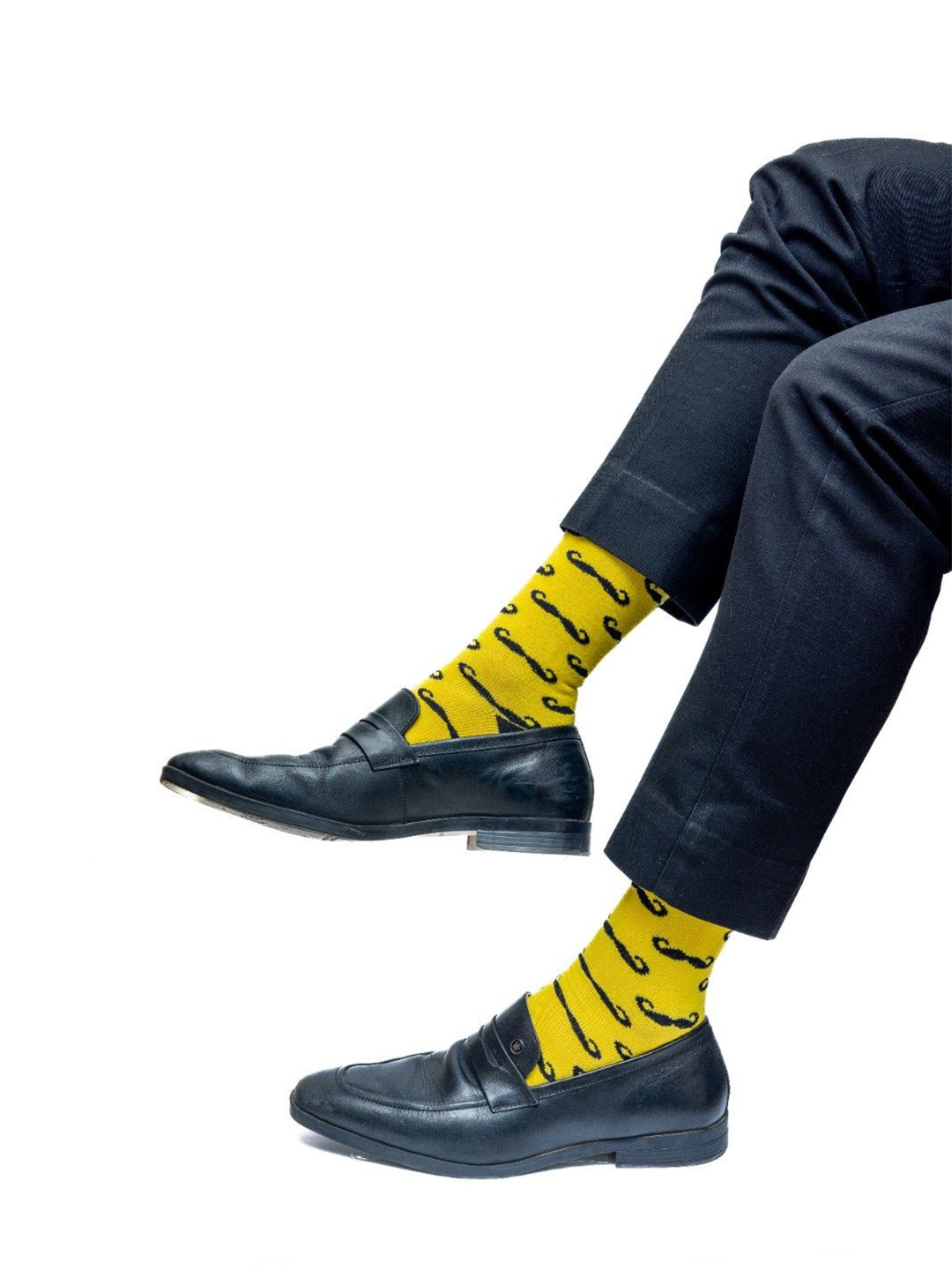 Milk&Whisky Men Patterned Calf Length Socks