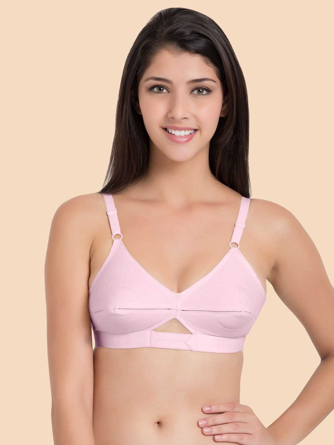 Centra Women Cotton Medium Coverage Non Padded Minimizer Bra