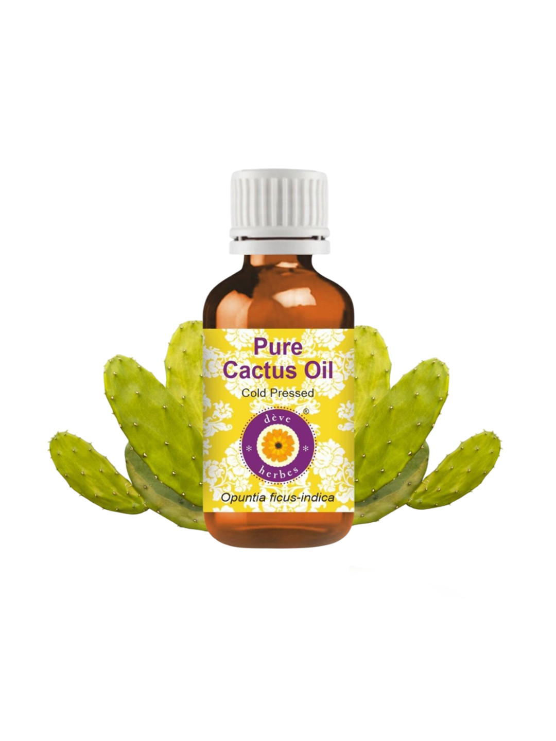 Deve Herbes Pure Cactus Oil Cold Pressed  For Split Ends 5 ml