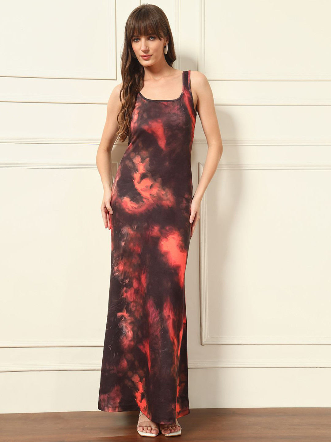 TANDUL Women Bodycon Brown Dress