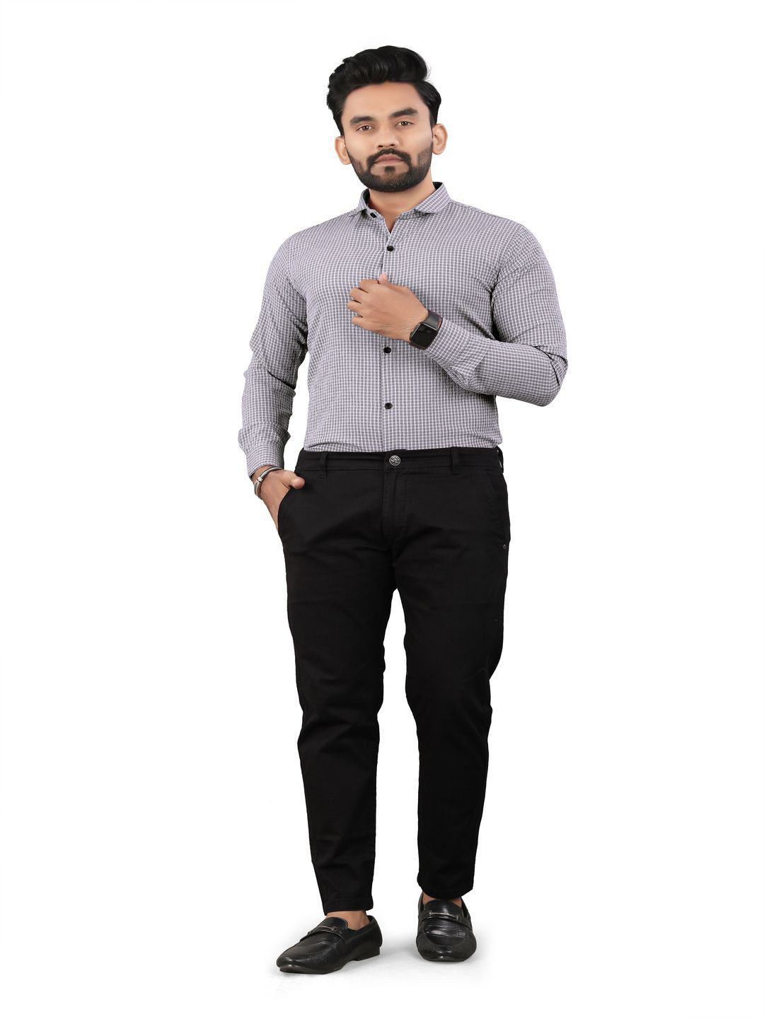 JEEVAAN - THE PERFECT FASHION Men Checked Regular Fit Shirt