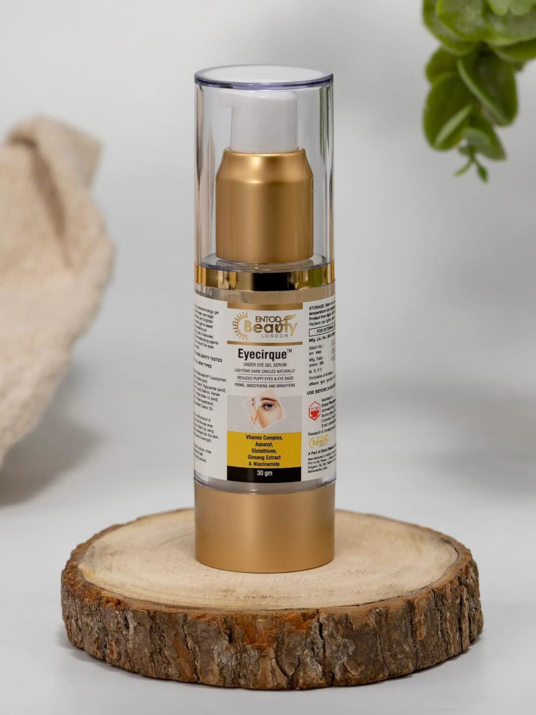 Eyecirque Under Eye Gel Serum With Niacinamide For Dark Circles - 30 g