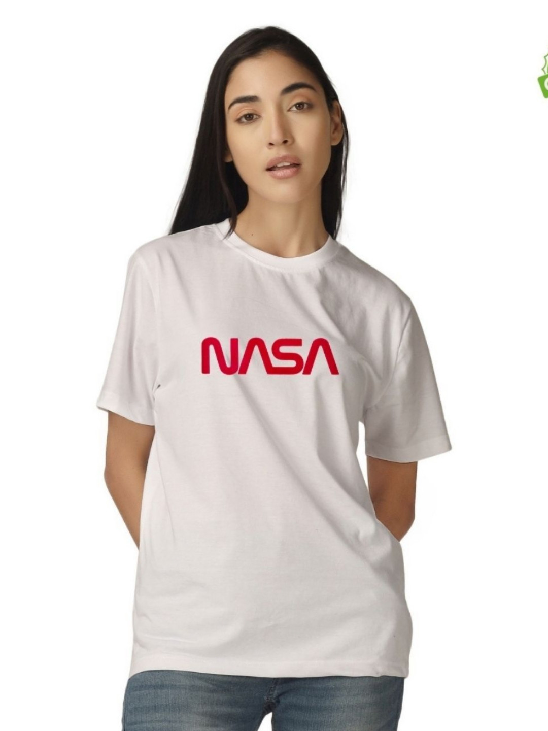 PULP Women Typography Printed Drop-Shoulder Sleeves Pockets T-shirt