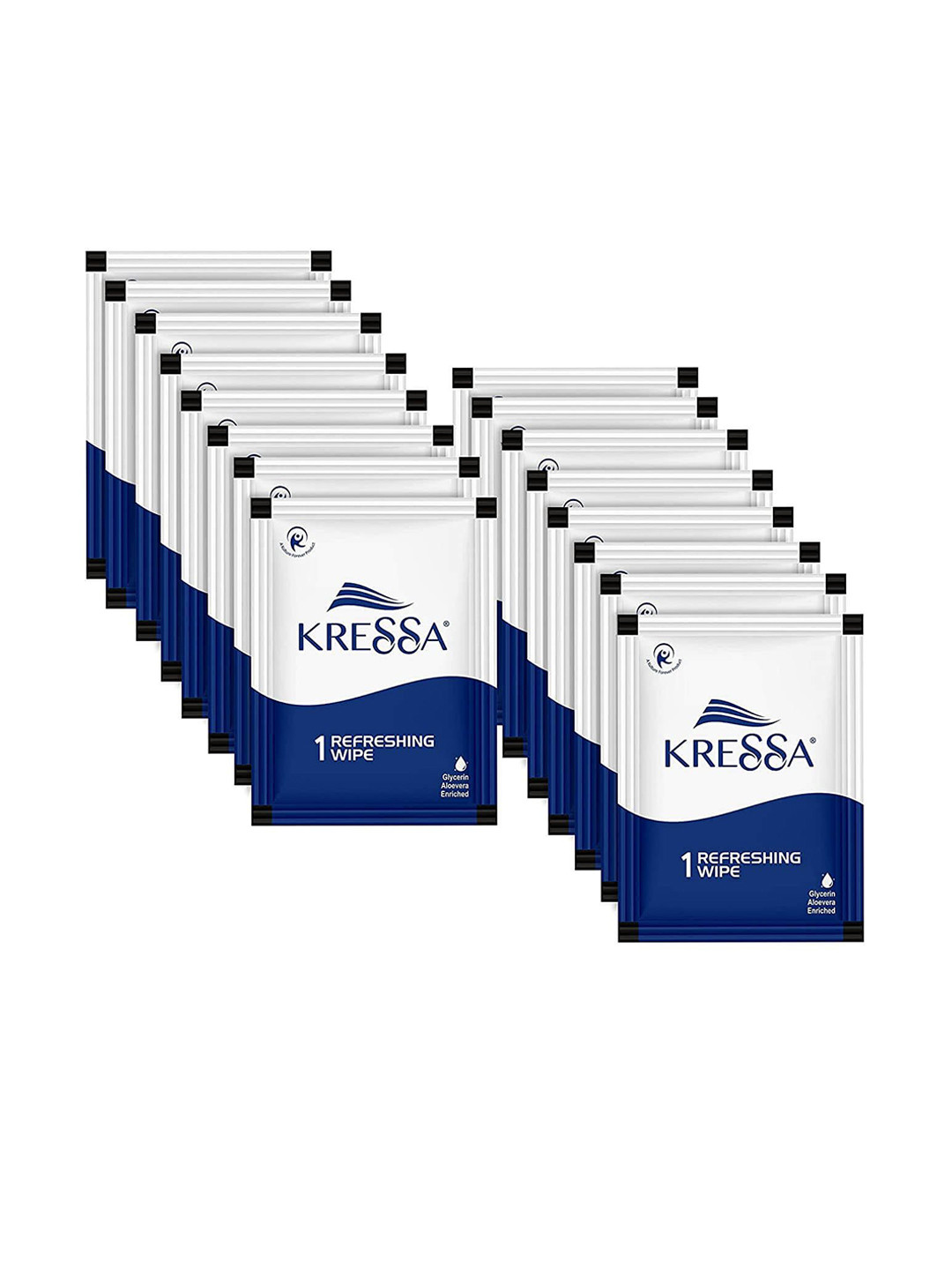 kressa Set Of 50 Refreshing & Cleansing Wet Wipes