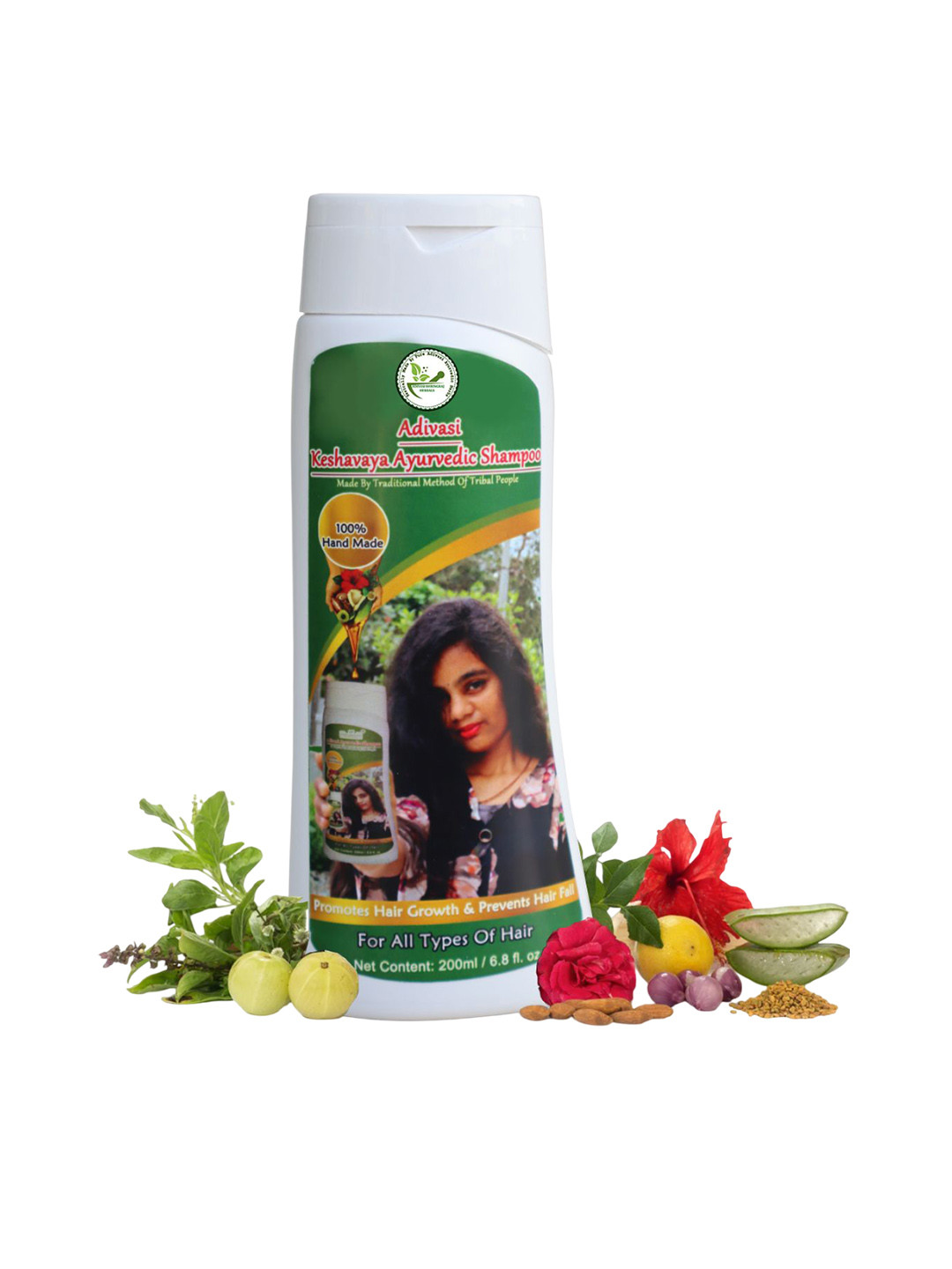 ADIVASI BHRINGRAJ HERBALS Keshavaya Ayurvedic Shampoo - 200 ml