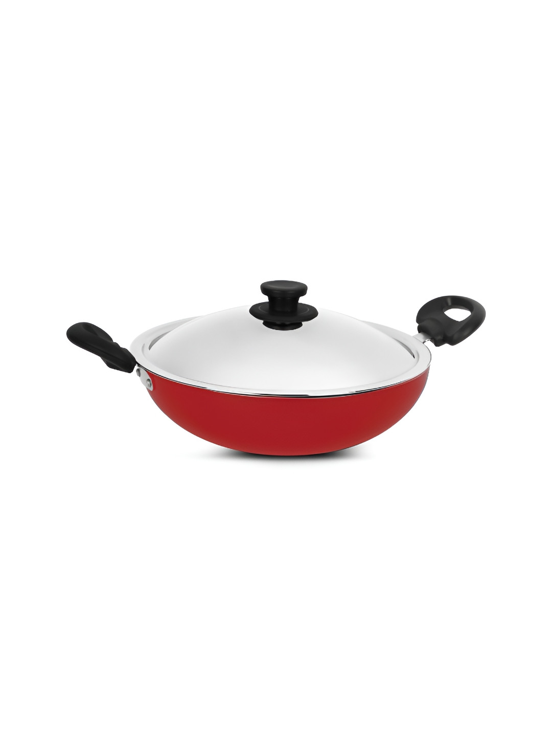 Pigeon Black Stainless Steel Induction Base Kadhai And Wok