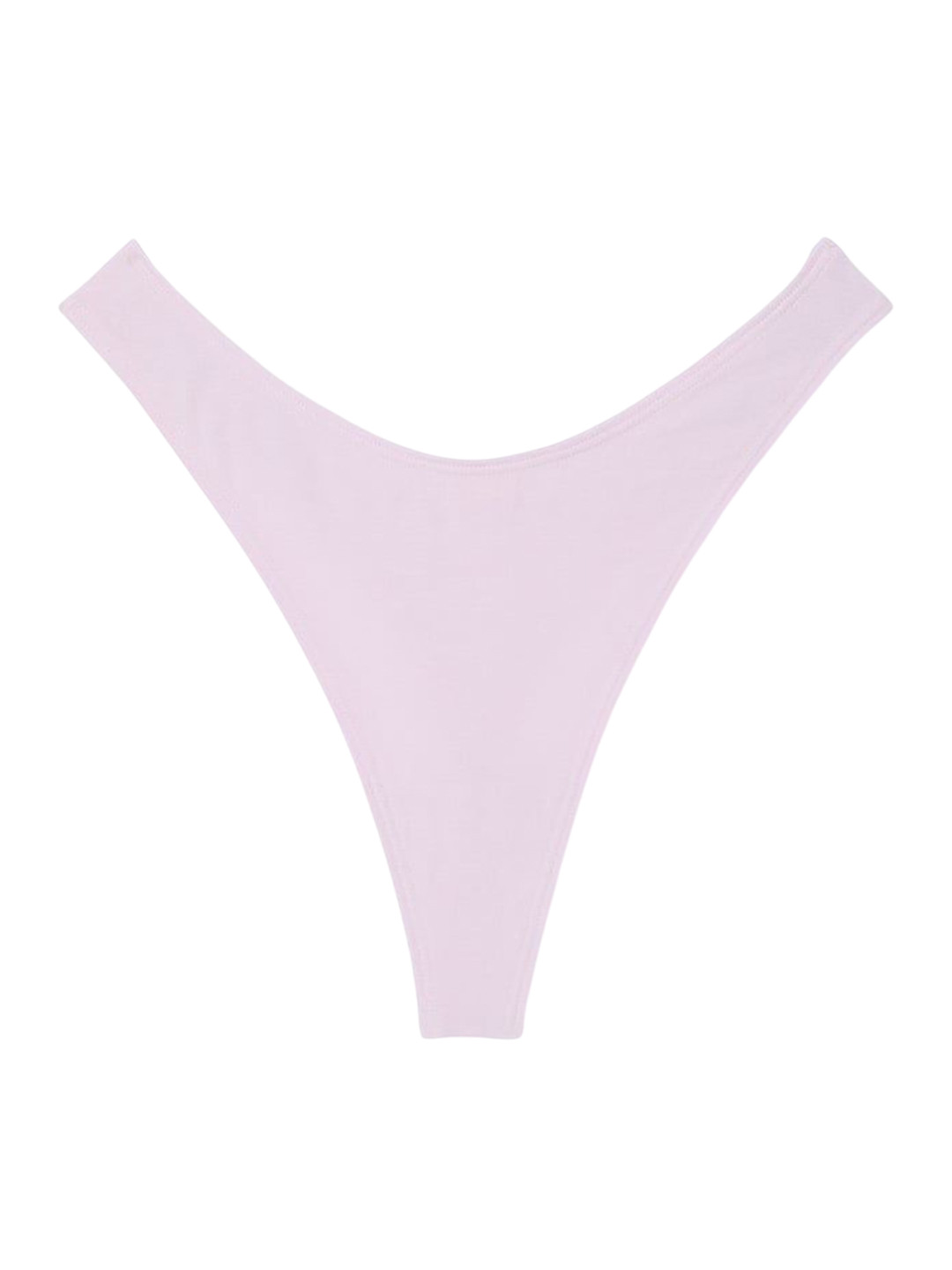 Victoria's Secret Women Low Rise Stretch Cotton Scoop High Leg Thong Briefs 1124485814EV