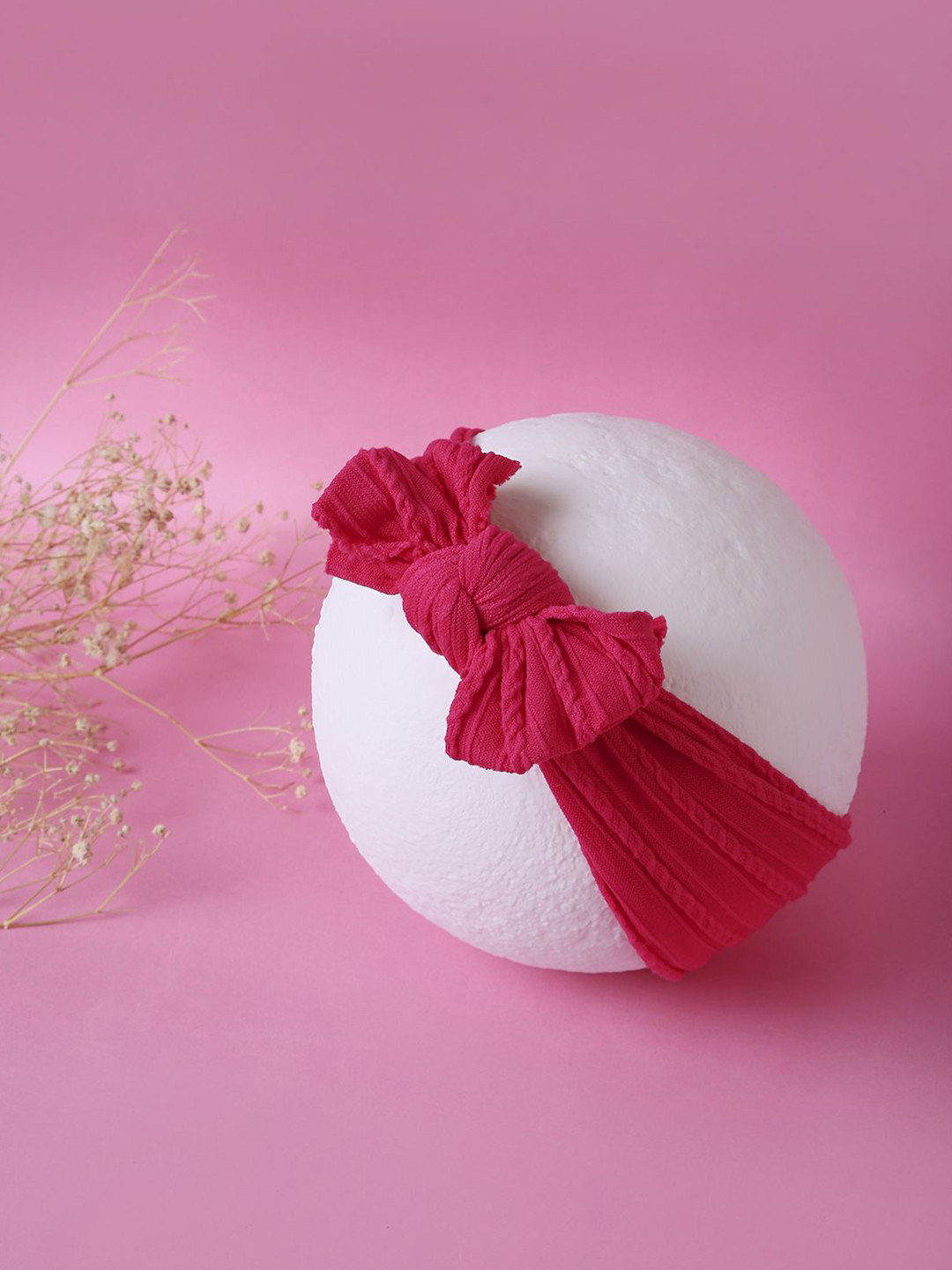 Arendelle Girls Pure Cotton Chill Wrap Headband with Big Bow