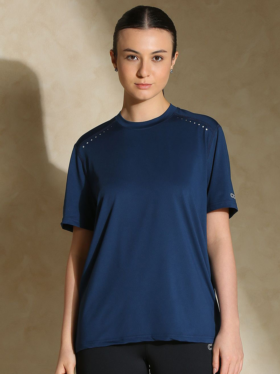 Silvertraq Boyfriend TraqDry Tee Navy