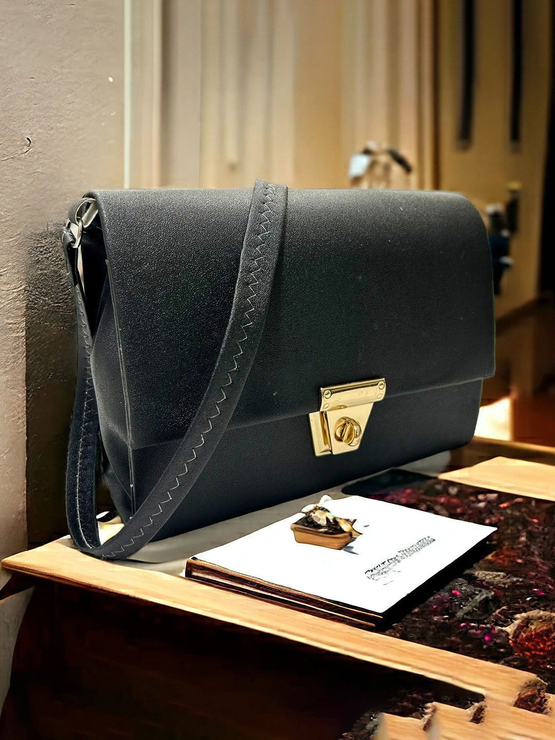 Alonzo Women PU Long Strap Sling Bag