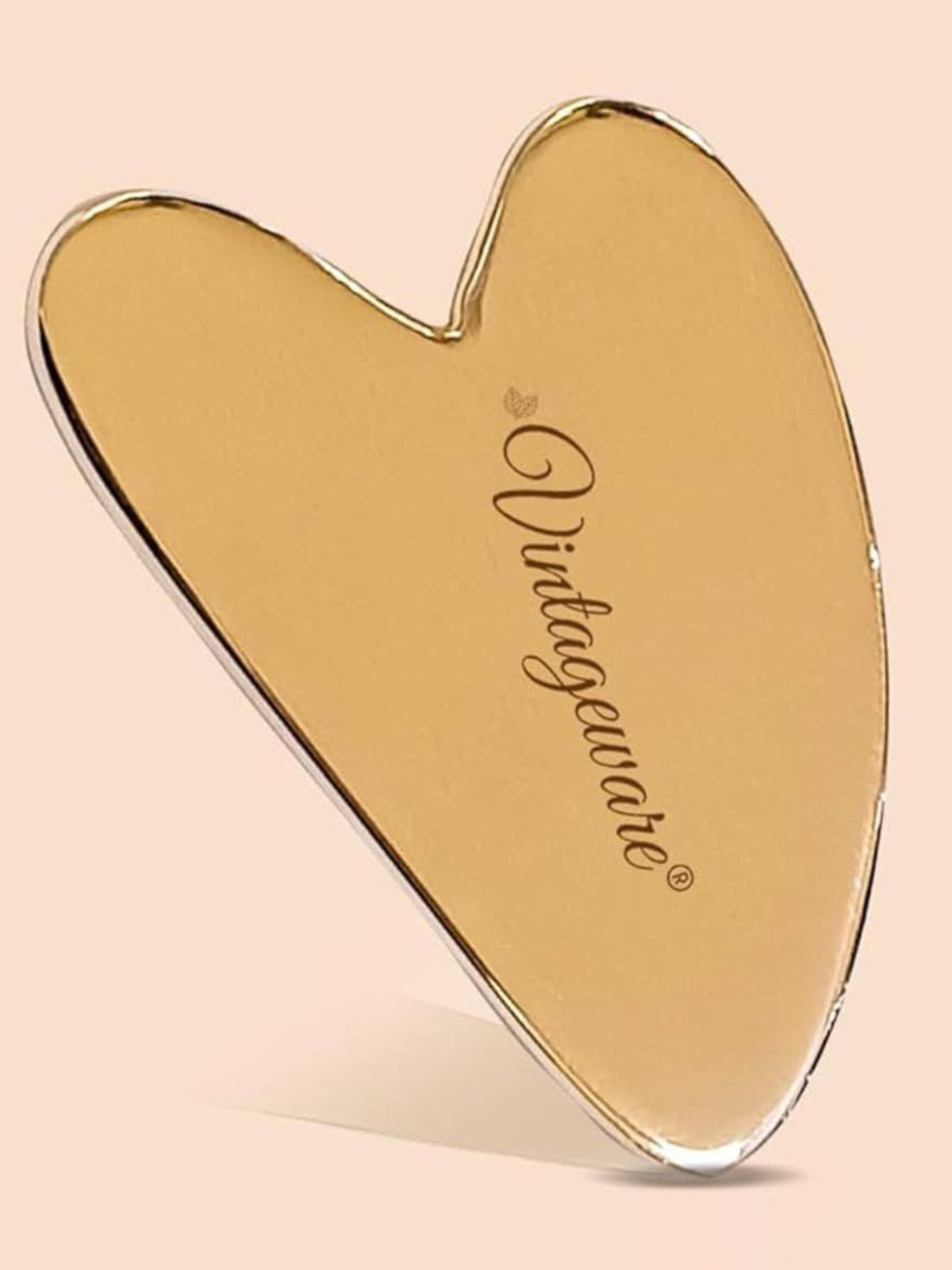 Vintageware Set Of 2 Kansa Wand & Stainless Steel Gua Sha