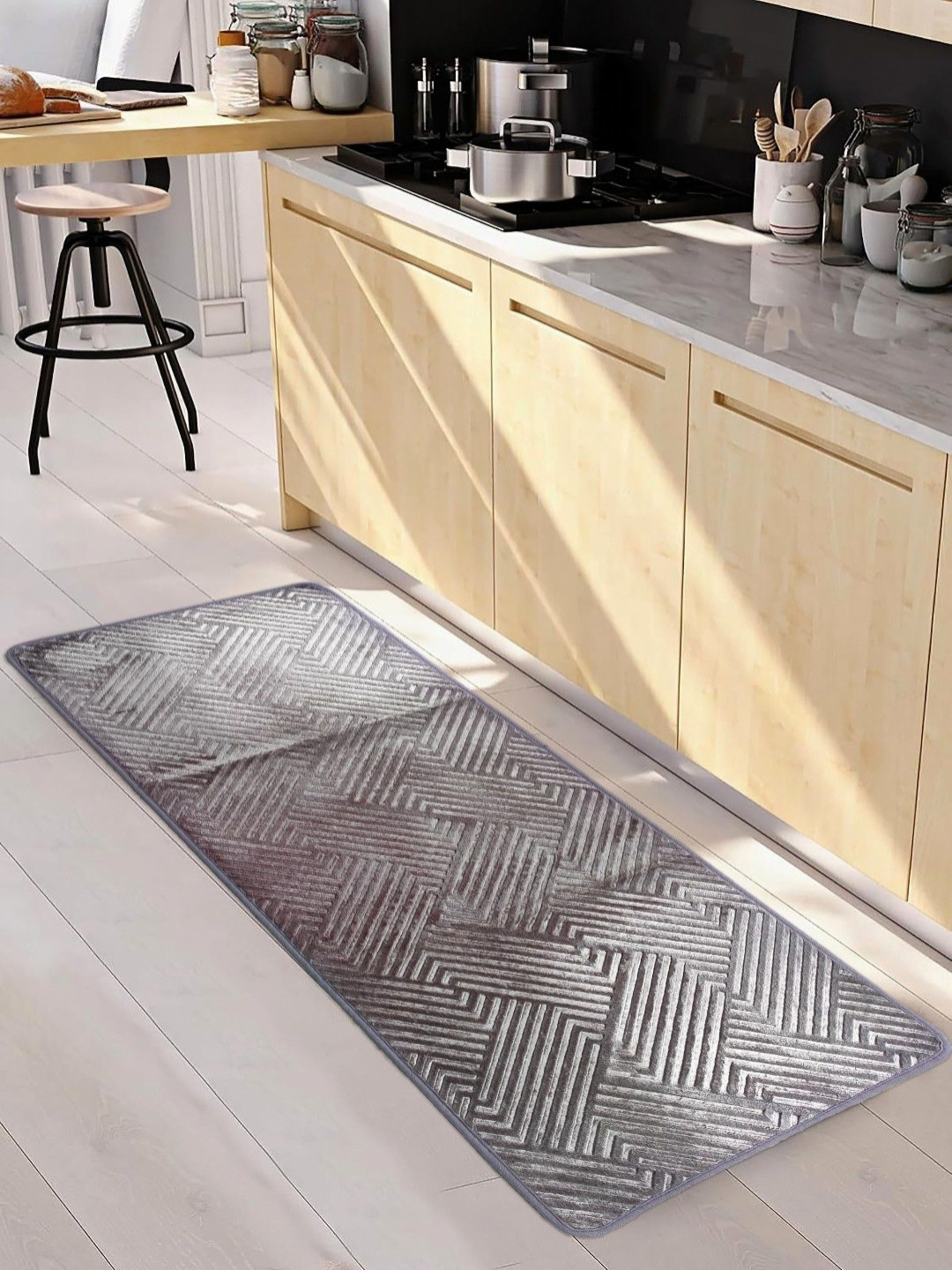 ELEGANT WEAVERS Brown Textured Durable FloorRunner