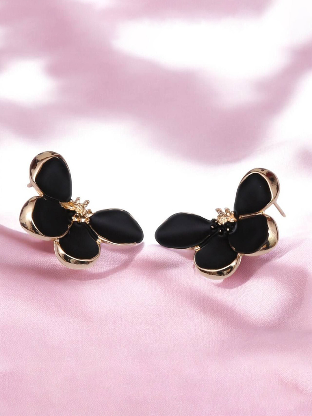 ADC SHEMONA Gold-Plated Floral Charu Earrings