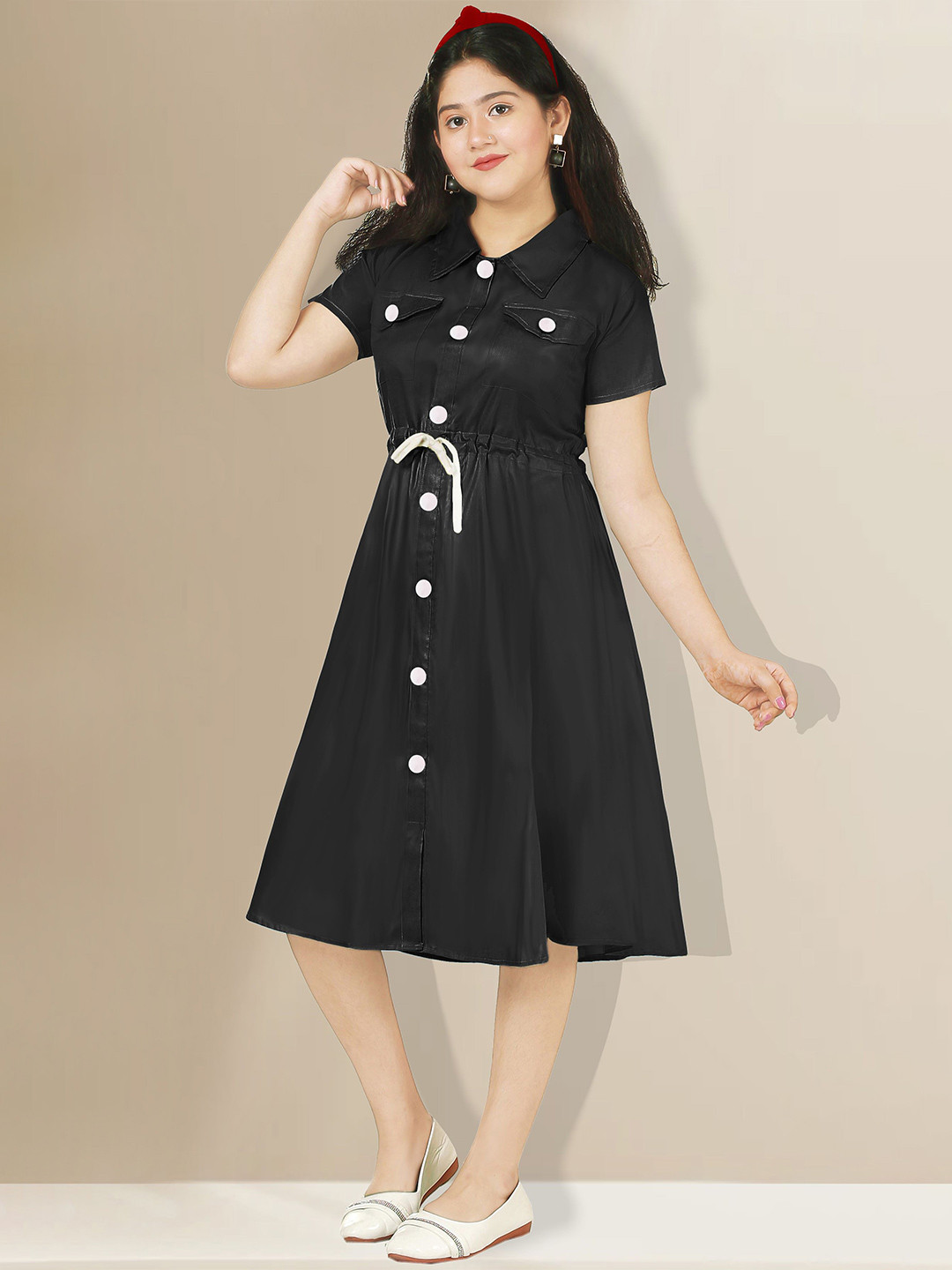 Billion Girl Cotton Shirt Dress