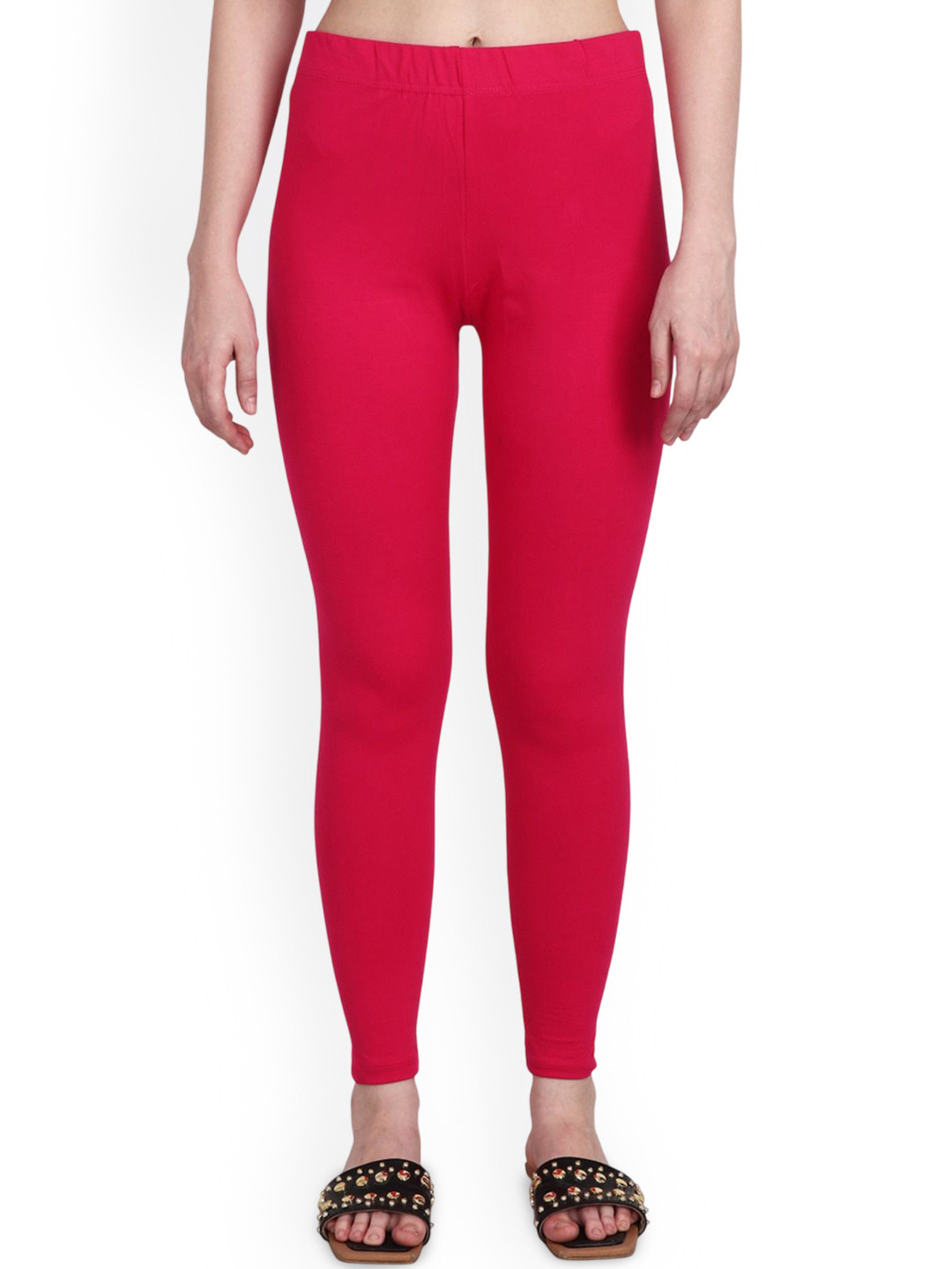 Prabha Creations High-Rise Ankle-Length Leggings