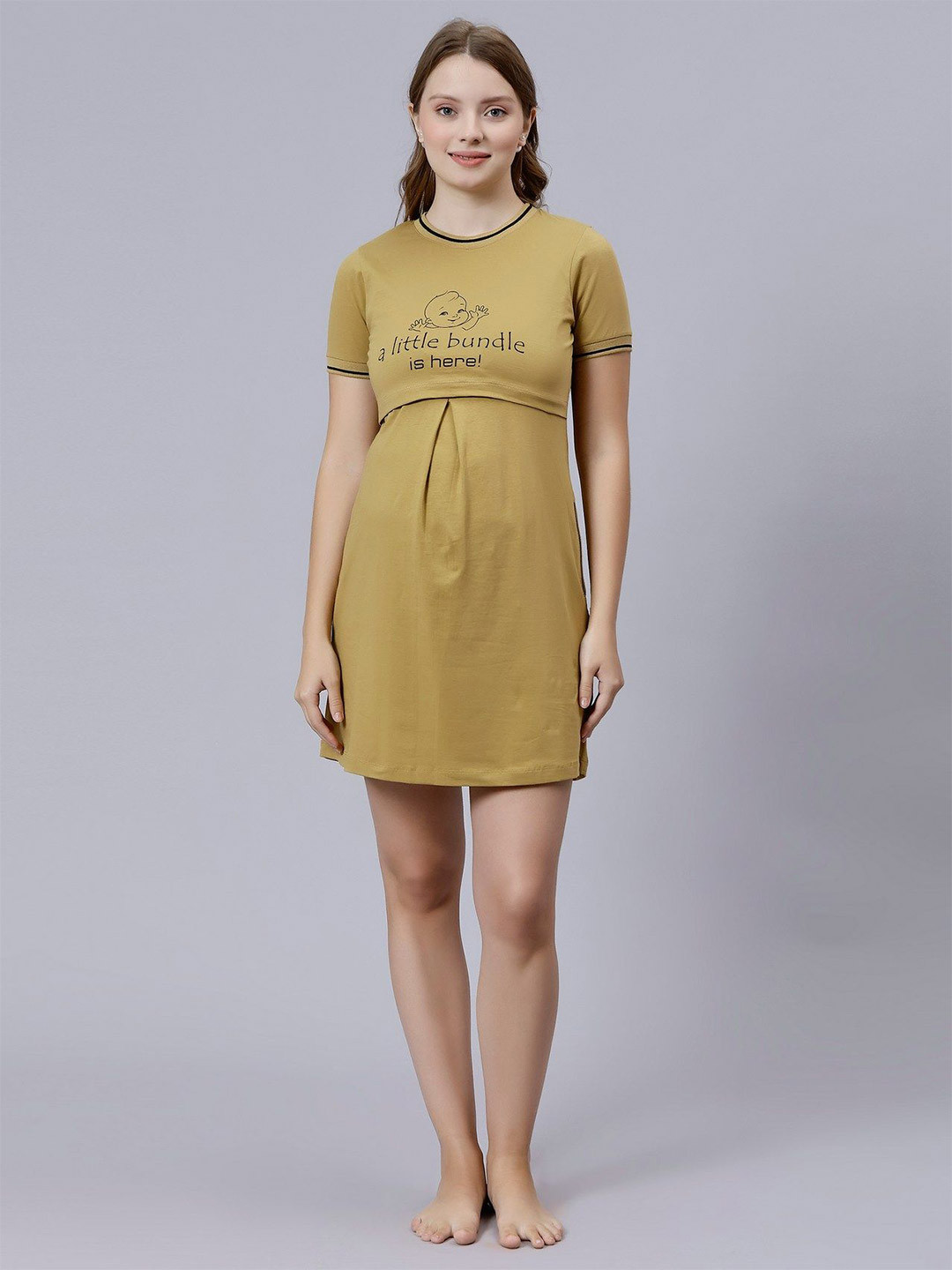 MORDEN MUSE Women Maternity A-Line Dress