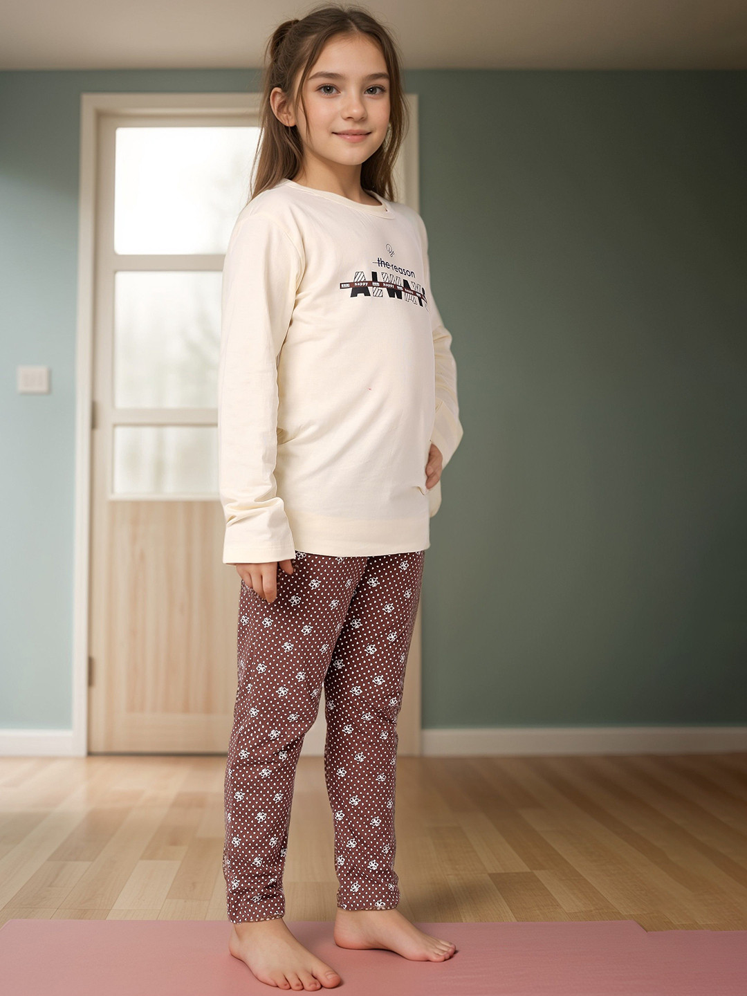 Chawla Uttam Girls Printed Night suit