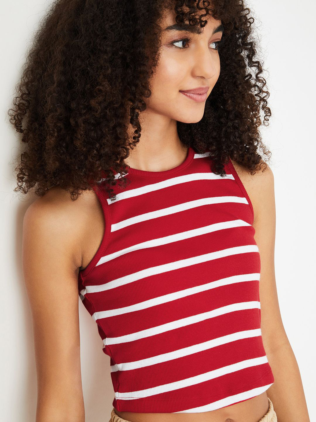 max Striped Cotton Tank Top