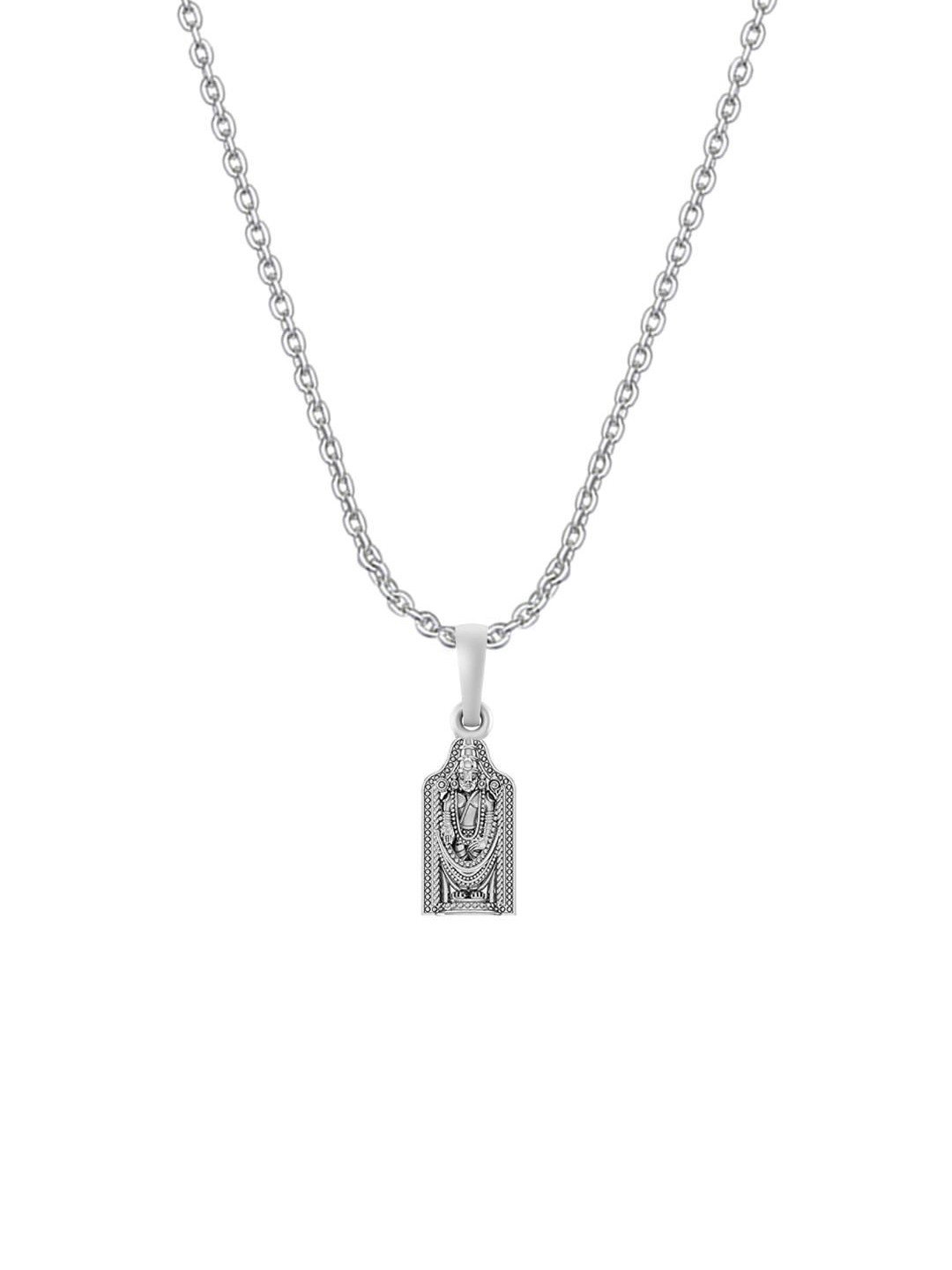AKSHAT SAPPHIRE Unisex 925 Sterling Silver Bala Ji Pendants With Chains