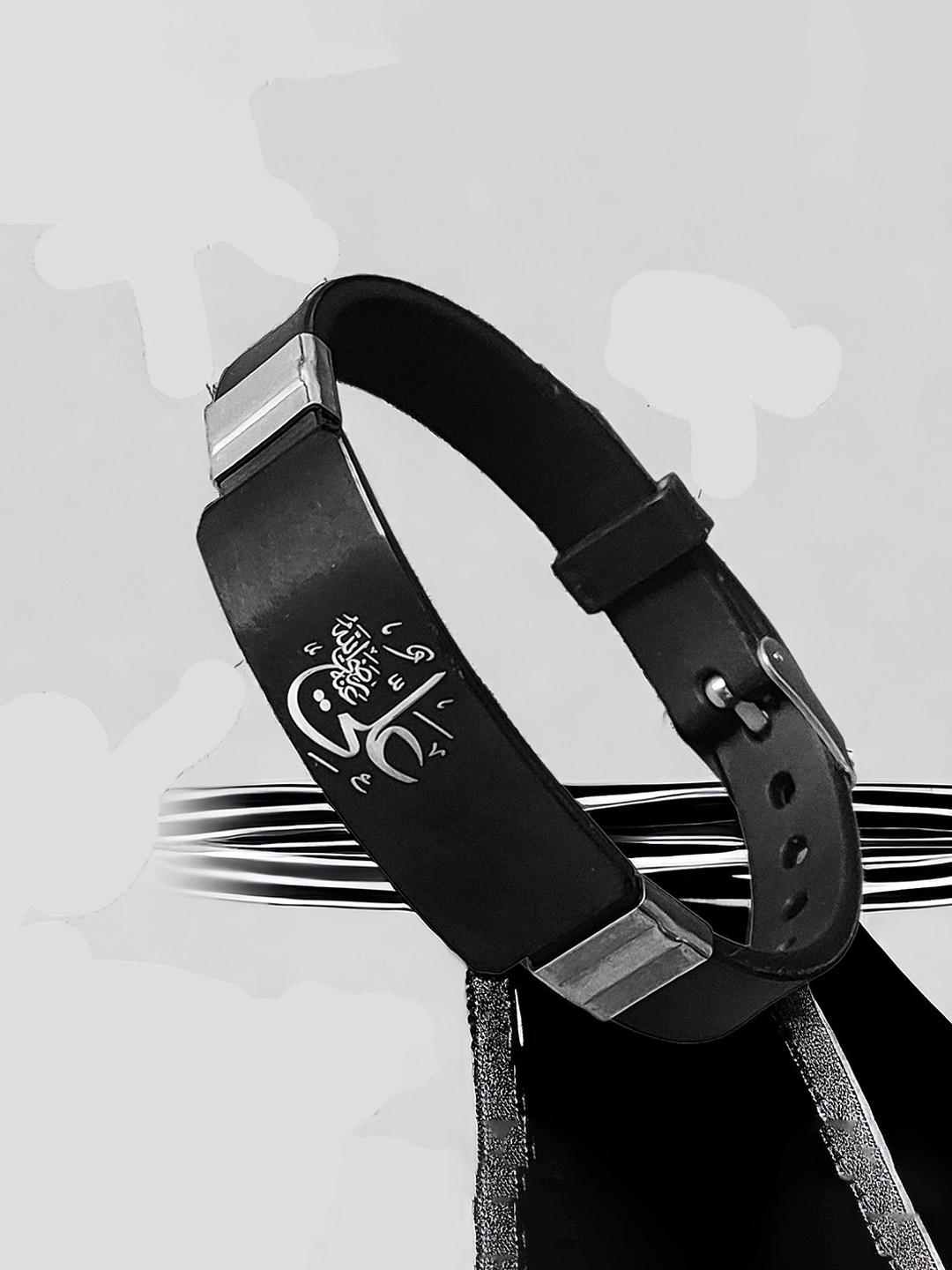 M Men Style Stainless Steel Wraparound Muslim Religious Islamic Arabic Bracelet