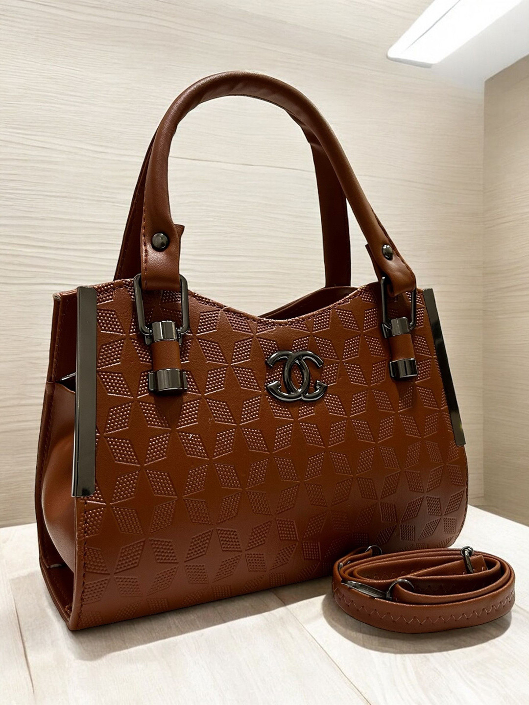 SKORPIO PU Shopper Sling Bag with Tasselled