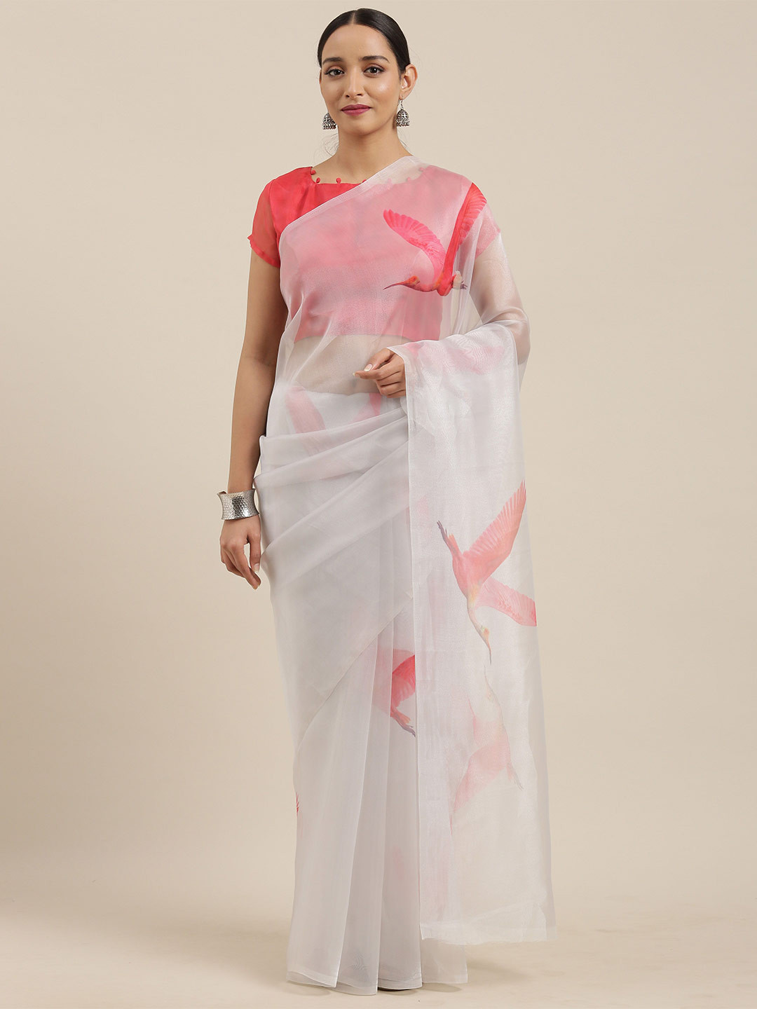 KALINI Organza Digital Printed Saree