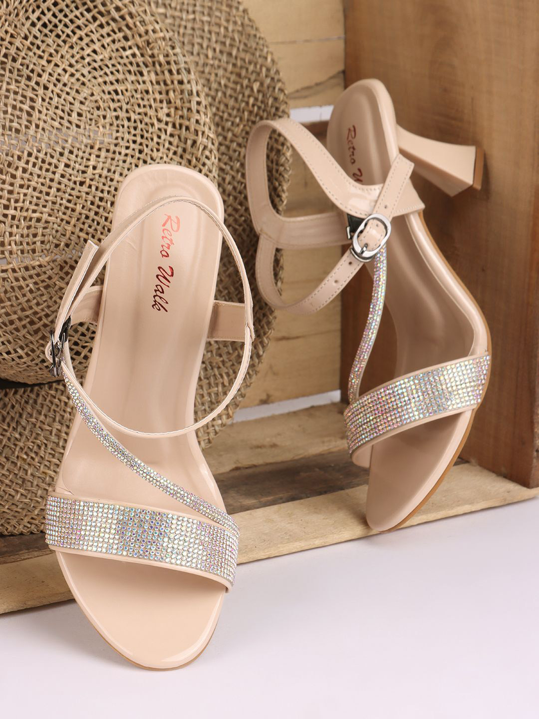 Retro Walk Women Western - Embellished Party Slim Sandals