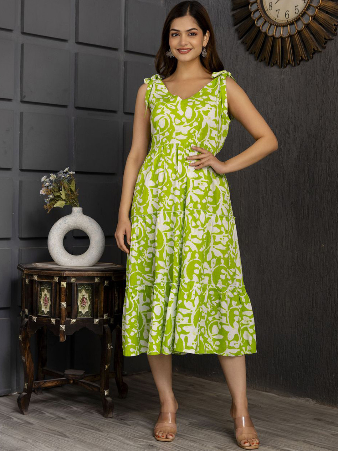 UNIFY FASHION Women Floral Kaftan Kurta