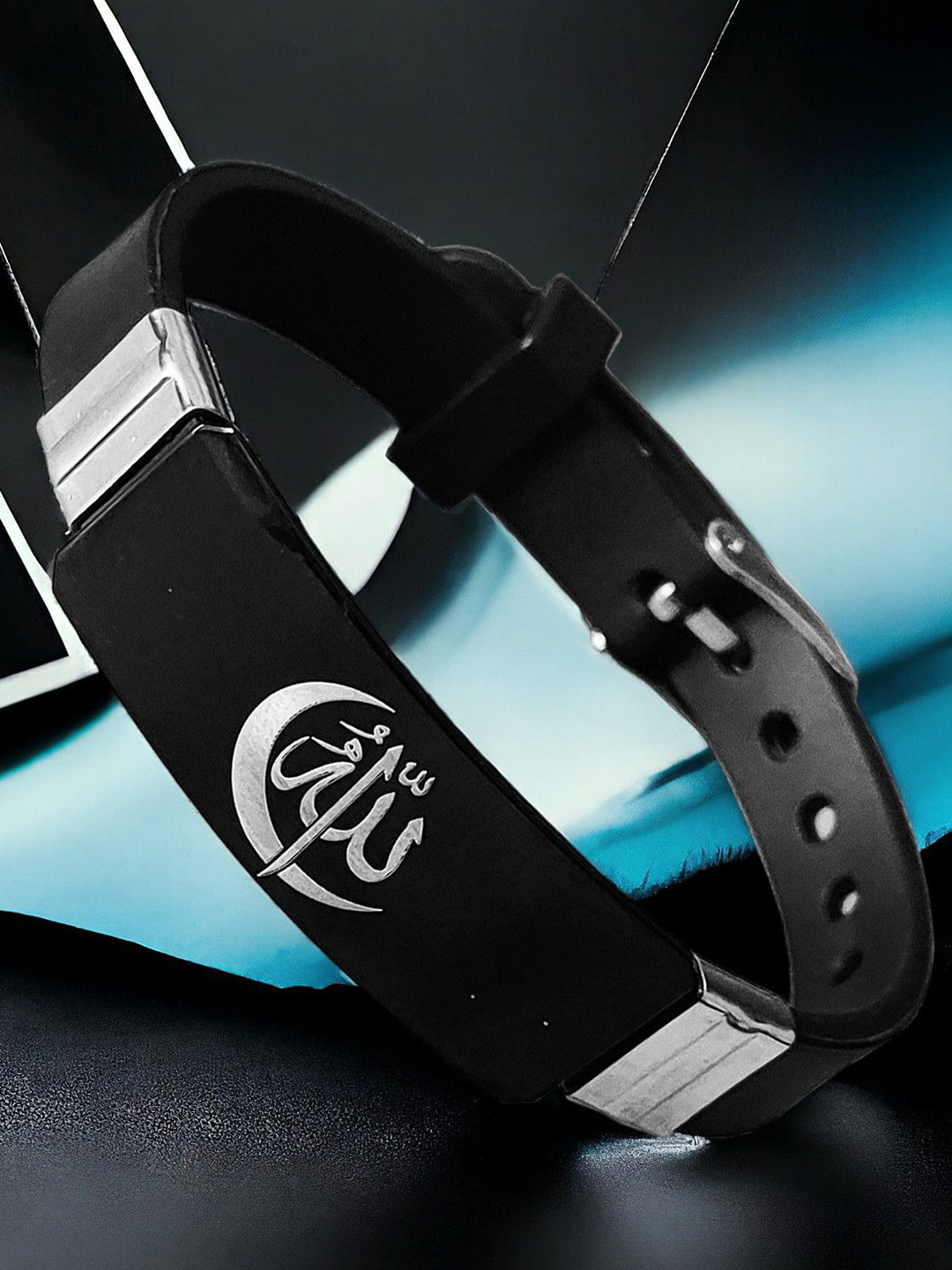 M Men Style Stainless Steel Wraparound Muslim Religious Islamic Arabic Bracelet