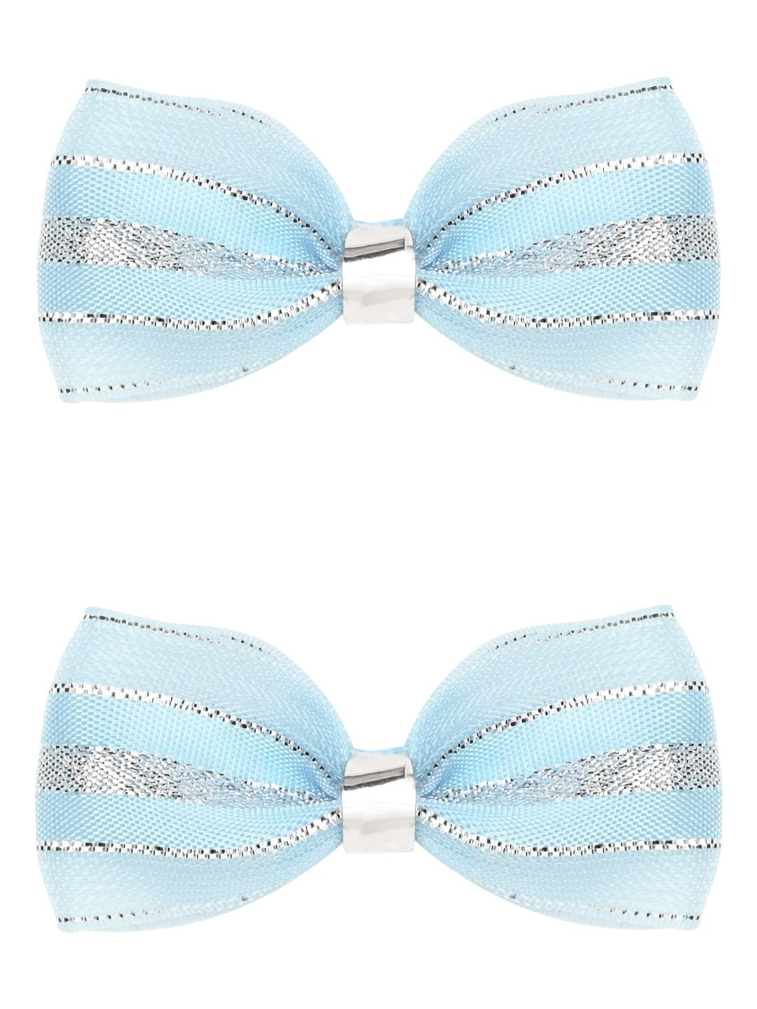 Aye Candy Girls Set of 2 Bows Detailed Alligator Hair Clip