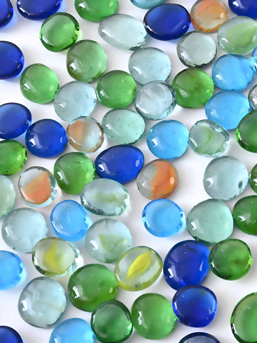 VANNEF Multicolour Decorative Glossy Glass for Vase Fillers Home Garden Decor