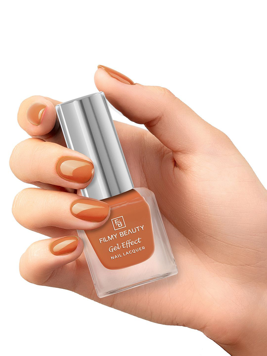 FILMY BEAUTY Set Of 2 Gel Effect Nail Polish - 10 ml Each - Royal Tea 07 - Kiss Miss 06